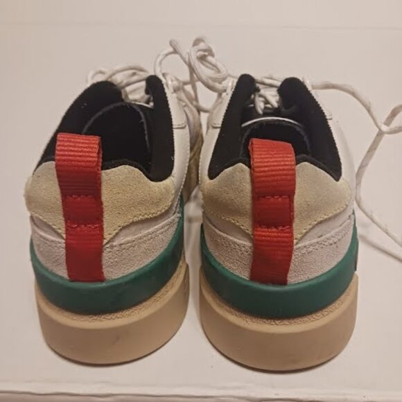 Women´s Lacoste L002 222 4 SFA Leather and Suede Colour-Pop Sneakers, Sz 6, used - Picture 9 of 12